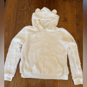 Wondershop Cozy White Fleece Hoodie
